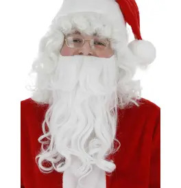 Deluxe Santa Beard, White 38cm