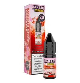 Zeus Juice Nic Salt Bar Liq Rhubarb Sour Cherry 10ml