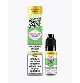 Dinner Lady Desserts Bar Salt Apple Crumble Custard 10ml