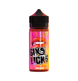 Six Licks Love Bite E-Liquid 100ml