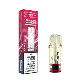 Ske Crystal Plus Prefilled Pods (Pack of 2) - Blueberry Raspberry