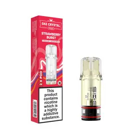 Ske Crystal Plus Prefilled Pods (Pack of 2) - Strawberry Burst