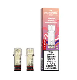 Ske Crystal Plus Prefilled Pods (Pack of 2) - Sakura Grape