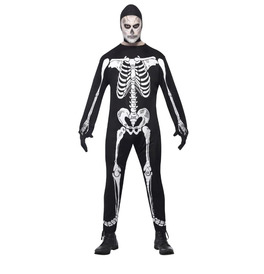 Skeleton Jumpsuit Costume 