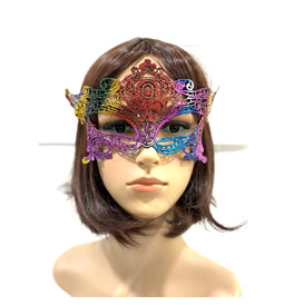 Lace Mask Rainbow