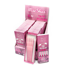 Wise Skies Pink Pack Of 12 Cones (Box Of 20)