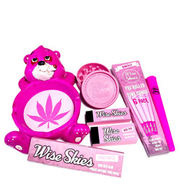 Pink No Care Bear Ashtray Rolling Bundle