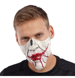 Death Smile Half Mask Latex Mask