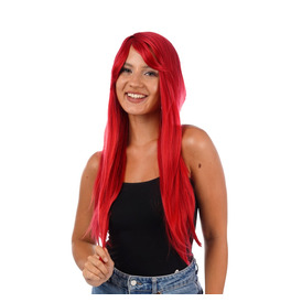 Red Long Wig 