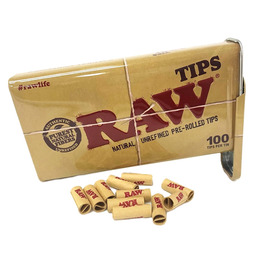 Raw 100 Pre Rolled Tips (Box Of 6)