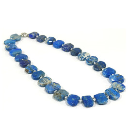 Crystal Stone Necklace 53cm - lapis lazuli