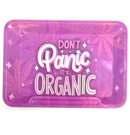 Wise Skies Pink It's Organic New Small Rolling Tray