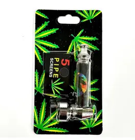 Metal Leaf Pipe with Free Screens (Box of 12)