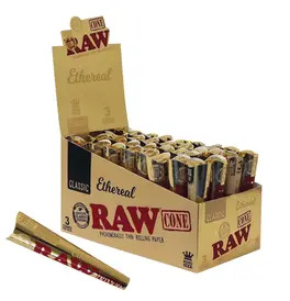 Raw Gold Ethereal King Size Pack of 3 Cones (Box of 32)