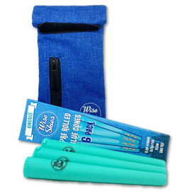 Blue Small Smell Proof Bag Set