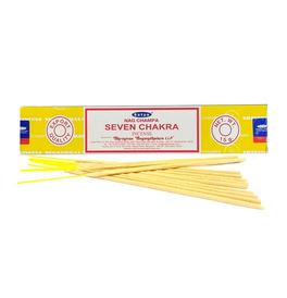 Satya Nag Champa Seven Chakra Incense Sticks 