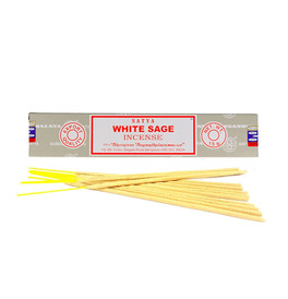 Satya Nag Champa White Sage Incense Sticks (Box Of 12)