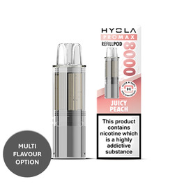Hyola Pro Max 8000 Prefilled Replacement Pods - Juicy Peach