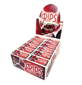 Rips Cherry Kingsize Slim Rolls (Box Of 24)