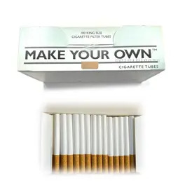 Make Your Own Cigarette Tubes 100 Pack (Box of 5)