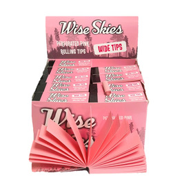 Wise Skies Pink Perforated Wide Tips