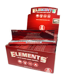 Elements King Size Slow Burn Hemp Rolling Paper (Box Of 50)