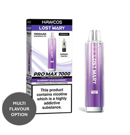 Hawcos X Lost Mary Pro Max 7000 Prefilled Kit - Blueberry Sour Raspberry