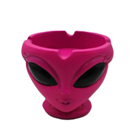 Pink Alien Head Ashtray 