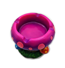 Purple Mushroom Ashtray 