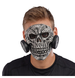 Skull Gas Mask Latex Mask