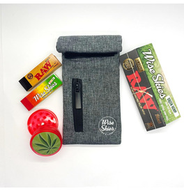 Wise Skies Small Grey Smell Proof Bag Set