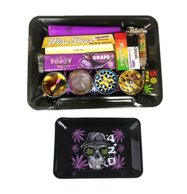 420 Skull Rolling Tray Gift Set