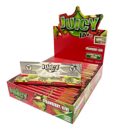 Juicy Jay Strawberry Kiwi Kingsize Rolling Paper (Box Of 24)