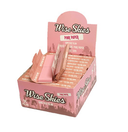 Wise Skies Pink Connoisseur King Size Slim Rolling Paper