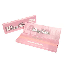 Wise Skies Pink 1 1/4 Rolling Papers