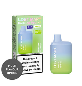 LOST MARY BM600 Vape Kit Legal Prefilled  - Menthol