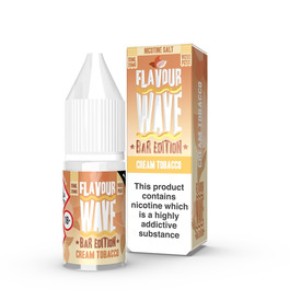 Cream Tobacco Bar Edition Nic Salt E-Liquid by Flavour Wave 