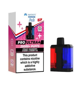 Hayati Pro Ultra+ 25K Replacement Pods - Straw' Cranberry Cherry / Strawberry Raspberry Ice