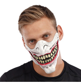 Creepy Smile Half Mask Latex Mask
