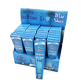 Wise Skies Blue Cones Pack Of 6 (Box Of 32)