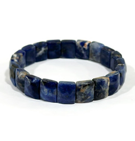 Cut Crystal Stone Bracelet - Sodalite