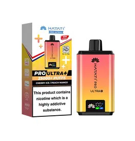 Hayati Pro Ultra+ 25K Prefilled Kit - Cherry Ice/ Peach Mango