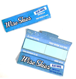 Wise Skies Blue Connoisseur King Size Slim Rolling Paper