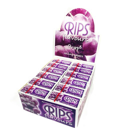 Rips Grape Kingsize Slim Rolls (Box Of 24)