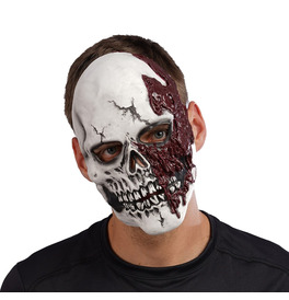 Ghostly Skull Latex Mask