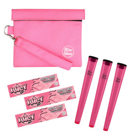 Smell Proof Bag Set Medium, Pink