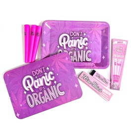 Pink It's Organic Rolling Tray Cover Set