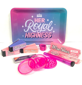 Her Royal Highness Rolling Tray Set