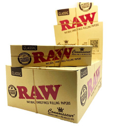 Raw Classic Masterpiece King Size Rolling Papers (Pack of 24)