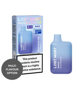 LOST MARY BM600 Vape Kit Legal Prefilled  - Blue Razz Lemonade